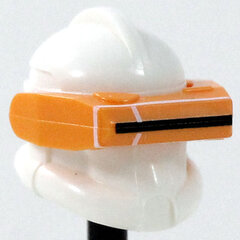 Detail White Print Orange Macrobinoculars- CAC Custom Headgear Accessory Clone Army Customs