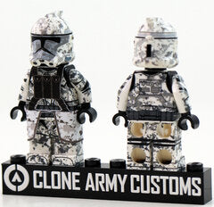 R-ARC Camo White Trooper- CAC Custom minifigure Clone Army Customs