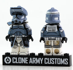 P2 Wolfpack Invert Commander- CAC Custom minifigure Clone Army Customs   