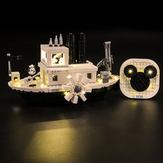 Light Kit For Ideas Steamboat Willie, 21317 Light up kit Lightailing