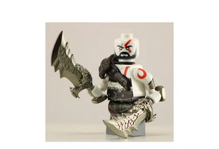 GOD OF WAR (White Variant) Custom Printed Lego Minifigure Custom minifigure BigKidBrix