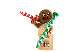 GINGERBAD MEAN Gingerbread Man Custom Printed Lego Minifigure Custom minifigure BigKidBrix