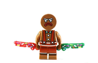 CRUMBLES MEAN Gingerbread Man Custom Printed Lego Minifigure Custom minifigure BigKidBrix