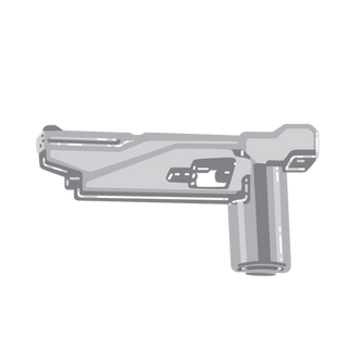 WESTAR 35 BLASTER for Lego Star Wars Minifigures Custom, Accessory BigKidBrix Grey