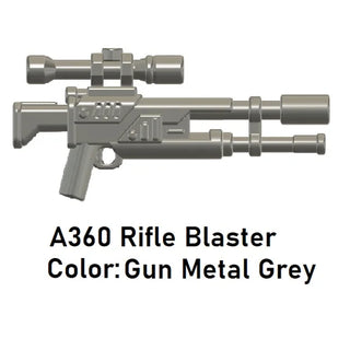 A360 SNIPER BLASTER Star Wars Custom for Lego Minifigure Custom, Accessory BigKidBrix Grey