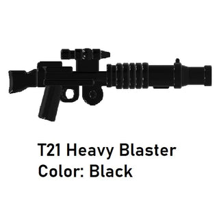 T21 HEAVY BLASTER Star Wars Custom for Lego Minifigure Custom, Accessory BigKidBrix Black