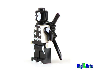 MERCPOOL Black Custom Printed & inspired Marvel Lego Minifigure. Custom minifigure BigKidBrix