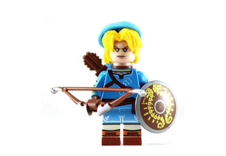 LINK BLUE VER. Zelda Custom Printed Nintendo Game Inspired LEGO Minifigure Custom minifigure BigKidBrix