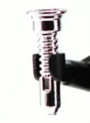 HILT #LS Custom Star Wars Lightsaber Model For LEGO Minifigures. Custom, Accessory BigKidBrix Chrome Silver