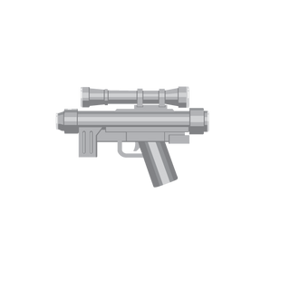 SE-14R Blaster for Lego Star Wars Minifigures Custom, Accessory BigKidBrix Grey