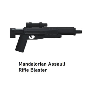 MANDALORIAN ASSAULT BLASTER Star Wars Custom for Lego Minifigures Custom, Accessory BigKidBrix Black