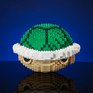 Life-Sized Green Shell Building Kit Bricker Builds