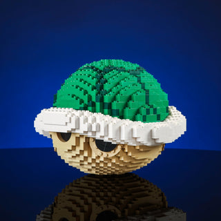 Life-Sized Green Shell Building Kit Bricker Builds