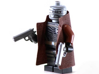 SHUSH DC custom printed Minifigure Custom minifigure BigKidBrix