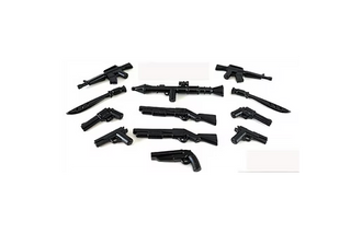 Modern Weapons Black Pack Custom, Accessory BigKidBrix