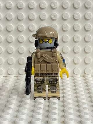 Ukrainian Army Soldier Custom Figure Custom minifigure Battle Brick   