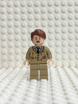 Professor Remus Lupin - Dark Tan Suit, Tattered, hp367 Minifigure LEGO®