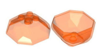 Rock Boulder, Part# 30294c01 Part LEGO® Trans-Neon Orange 1 Part