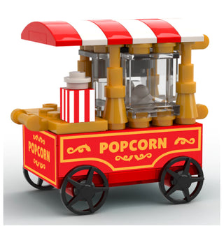 Popcorn Vending Cart Building Set Building Kit B3   