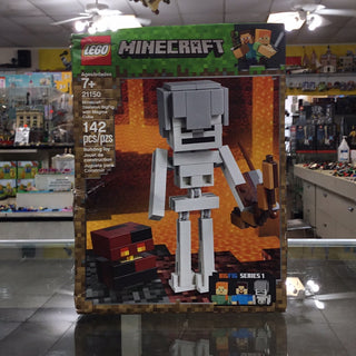 Minecraft Skeleton BigFig with Magma Cube, 21150 Building Kit LEGO®