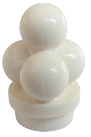 Ice Cream Scoops, Part# 6254 Part LEGO® White
