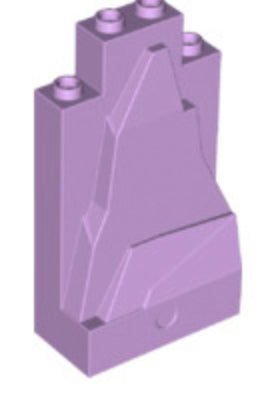 Rock Panel 2 x 4 x 6 Part# 47847 Part LEGO® Lavender 1 Part