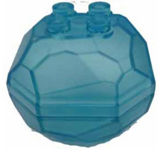Rock Boulder, Part# 30294c01 Part LEGO® Trans-Light Blue 1 Part
