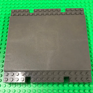 16x16x2 1/3 Raised Platform Baseplate, Part# 2617 Part LEGO® Dark Gray
