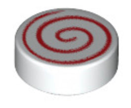 Cookies and Pastries - 98138pb014 Part LEGO® Peppermint Cookie