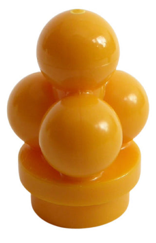 Ice Cream Scoops, Part# 6254 Part LEGO® Bright Light Orange