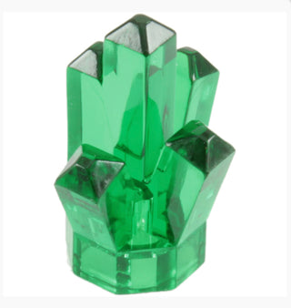 Rock 1x1 Crystal 5 Point Part# 52 Part LEGO® Trans-Green  