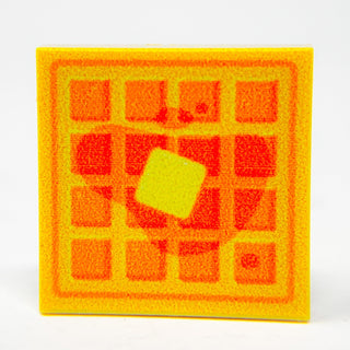 Waffle (Square) - B3 Customs® (2x2 Tile) Custom Parts B3 Customs