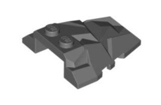 Rock Fractured Wedge, Part# 64867 Part LEGO® Dark Bluish Gray 1 Part