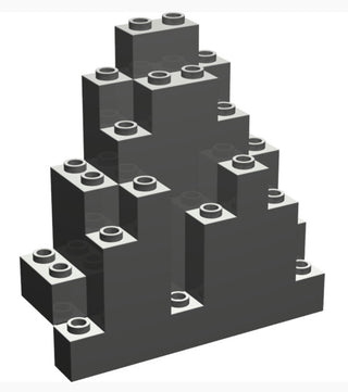 Rock Panel 3 x 8 x 7 Triangular (LURP) Part# 6083 Part LEGO®   