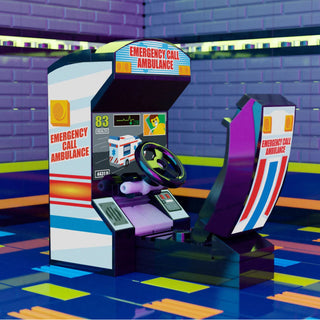 Emergency Call Ambulance Racing Arcade Game Building Kit B3 Customs