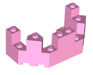 Roof Castle Turret Top 4x8x2 1/3, Part# 6066 Part LEGO® Bright Pink  