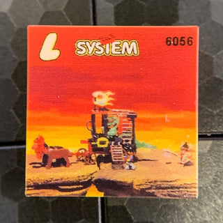 Dragon Wagon, Dragon Masters Set 6056 - Custom Printed 2x2 Tile Custom Parts B3 Customs