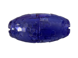Container, Faceted 4 x 4 x 3, Alien Pod Part # 11598 & 11598 Part LEGO® Trans-Purple