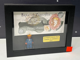 Bank Of Zamunda 20 Pound Note, from Coming 2 America Movie Prop Atlanta Brick Co   