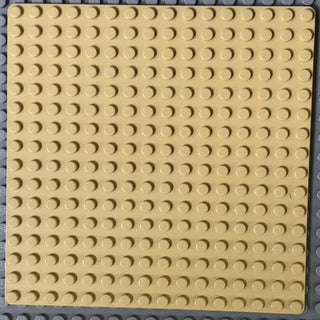 16x16 LEGO® Baseplate, 3867 Part LEGO® Tan