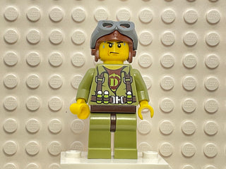 Helicopter Pilot, dino002 Minifigure LEGO®