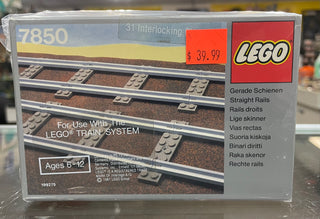 8 Straight Rails Gray 4.5v, 7850 Building Kit LEGO®