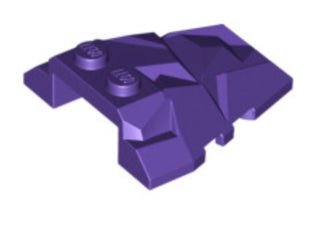 Rock Fractured Wedge, Part# 64867 Part LEGO® Purple  