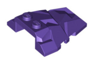 Rock Fractured Wedge, Part# 64867 Part LEGO® Purple 1 Part