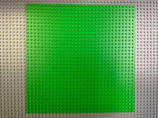 32x32 LEGO® Baseplate, Part# 3811 Part LEGO® Very Good - Bright Green