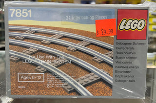 8 Curved Rails Gray 4.5v, 7851 Building Kit LEGO®