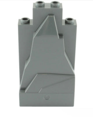 Rock Panel 2 x 4 x 6 Part# 47847 Part LEGO® Dark Bluish Gray 1 Part