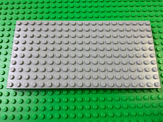 Brick Plate 10x20 without Bottom Tubes around Edge (700eX) Part LEGO® Light Gray Very Good