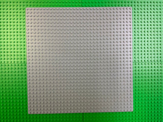 32x32 LEGO® Baseplate, Part# 3811 Part LEGO® Very Good - Light Bluish Gray