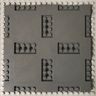 16x16x2/3 Brick Modified Road Plate (69958) Part LEGO® Dark Bluish Gray